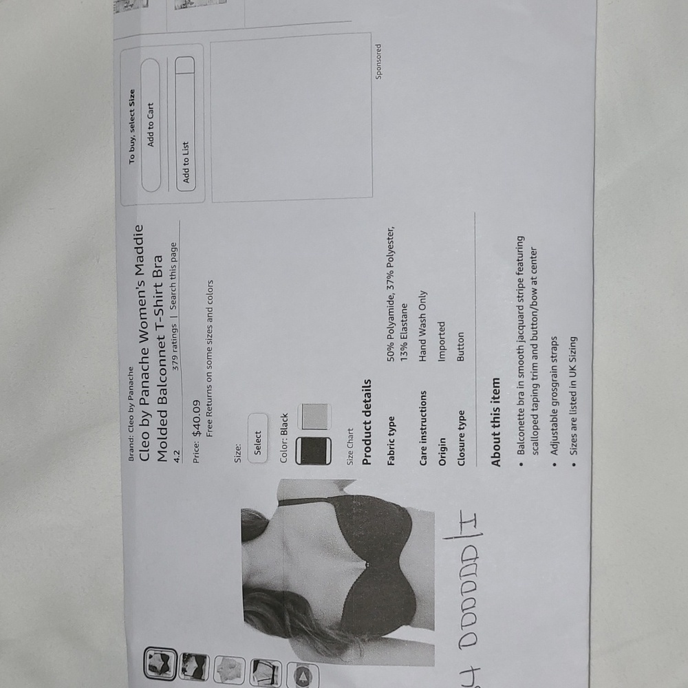 Cleo by Panache, Maddie Molded T Shirt Bra